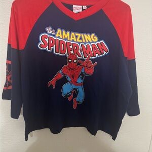 Marvel The Amazing Spider-Man 62 Raglan Shirt Medium